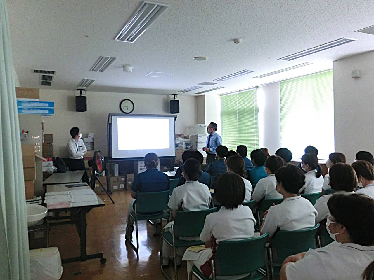 「褥瘡」の勉強会の様子