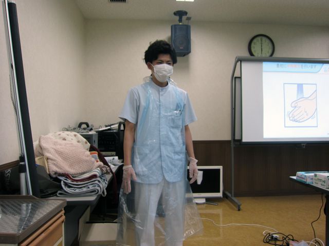 院内感染予防対策勉強会の様子3