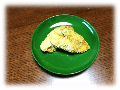 秋鮭のパン粉焼きの写真